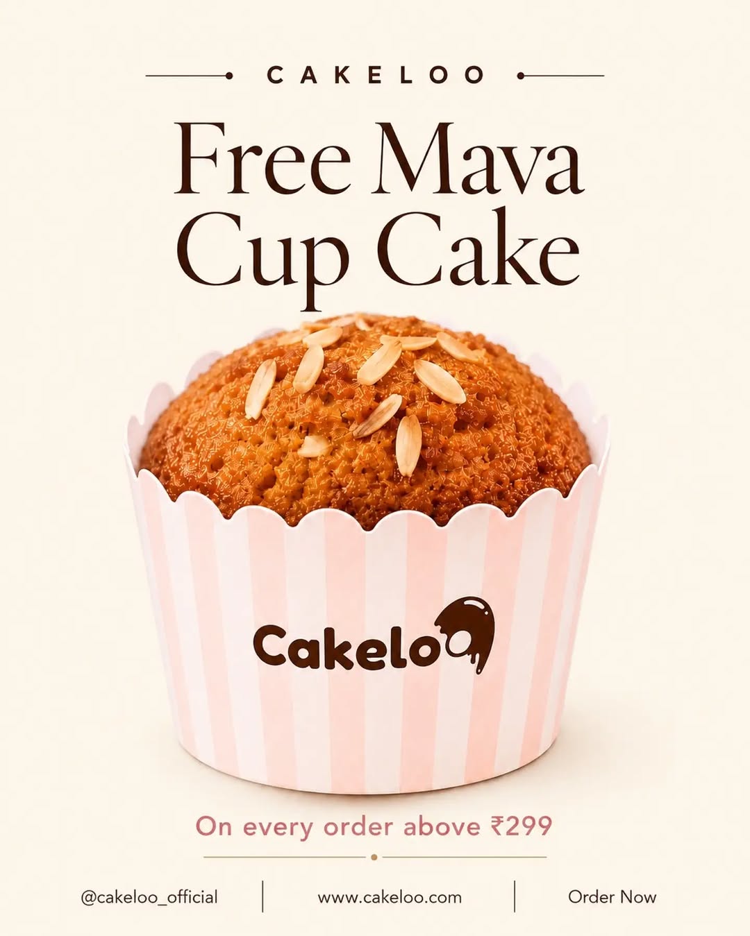 Mava cup cake promotional creative